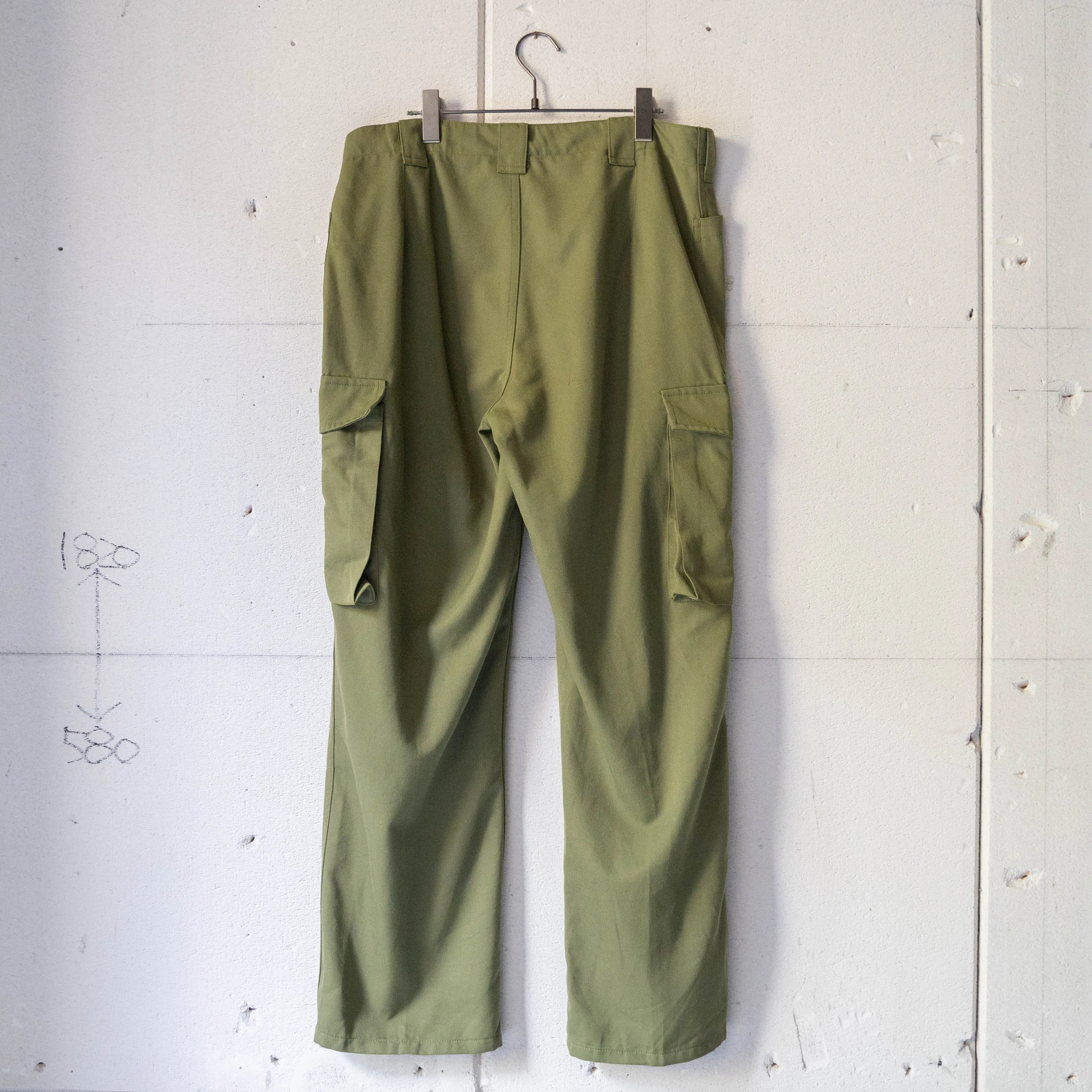 1990-00s Austrian military fatigue cargo pants -light weight-