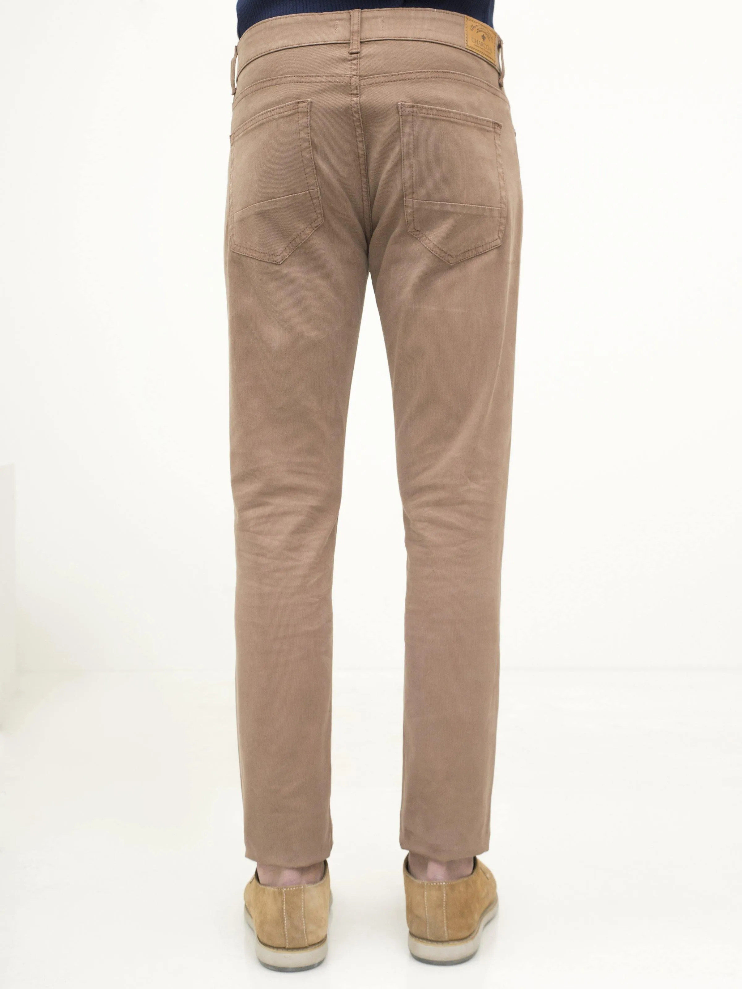 5 POCKET SLIM FIT CASUAL PANT KHAKI