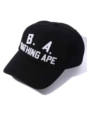 A Bathing Ape B.A. Washed Twill Cap Black