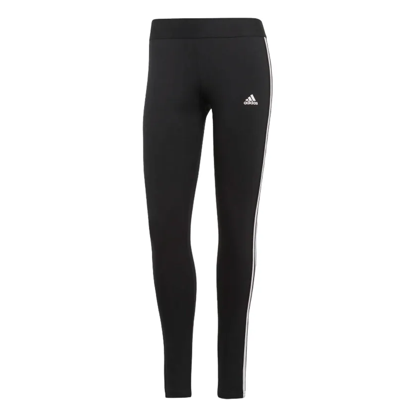 Adidas sports trousers for girls in stretch cotton Leggings Essentials 3-stripes black