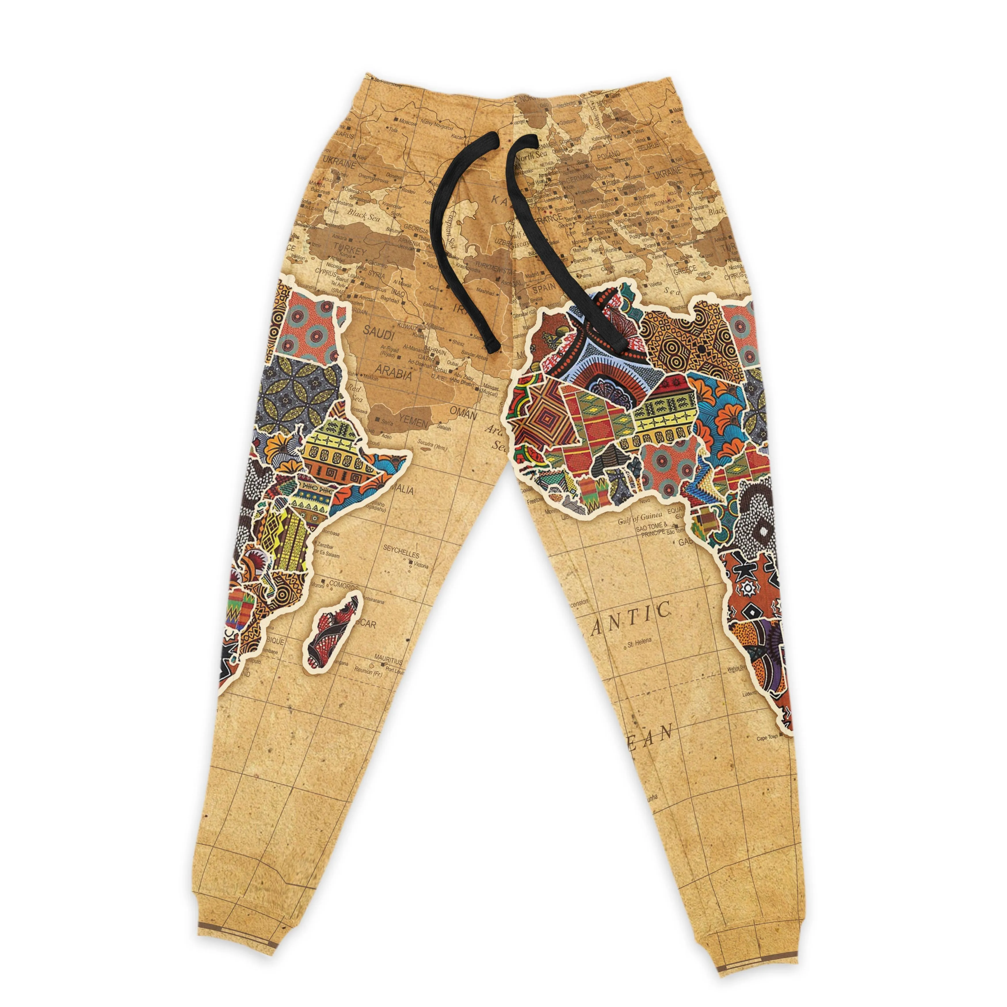 Africa On World Map All-over Hoodie and Joggers Set