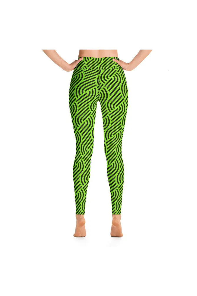 Bright Green Yoga Leggings