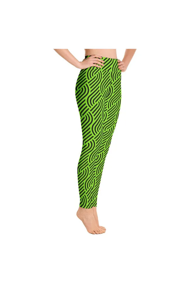 Bright Green Yoga Leggings