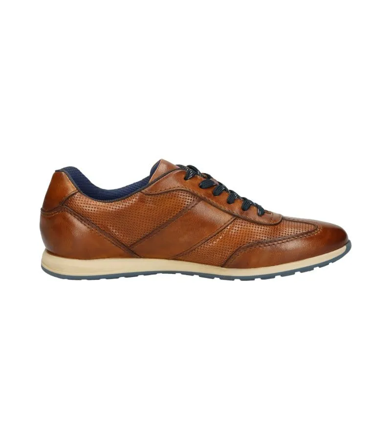 Bugatti Mens Tan Lace Up Leather Smart Casual Shoe 311-A9Q05-4000