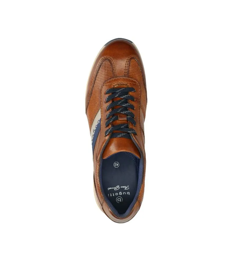 Bugatti Mens Tan Lace Up Leather Smart Casual Shoe 311-A9Q05-4000