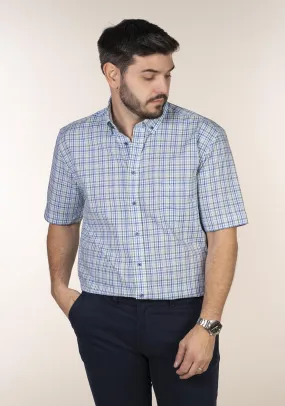 Casual Check Short Sleeve Shirt