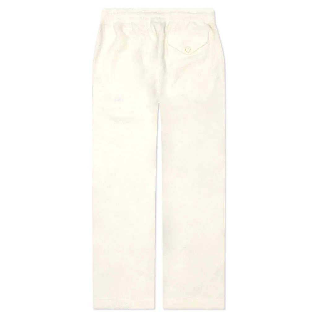 Caza Terry Track Pant - Off White