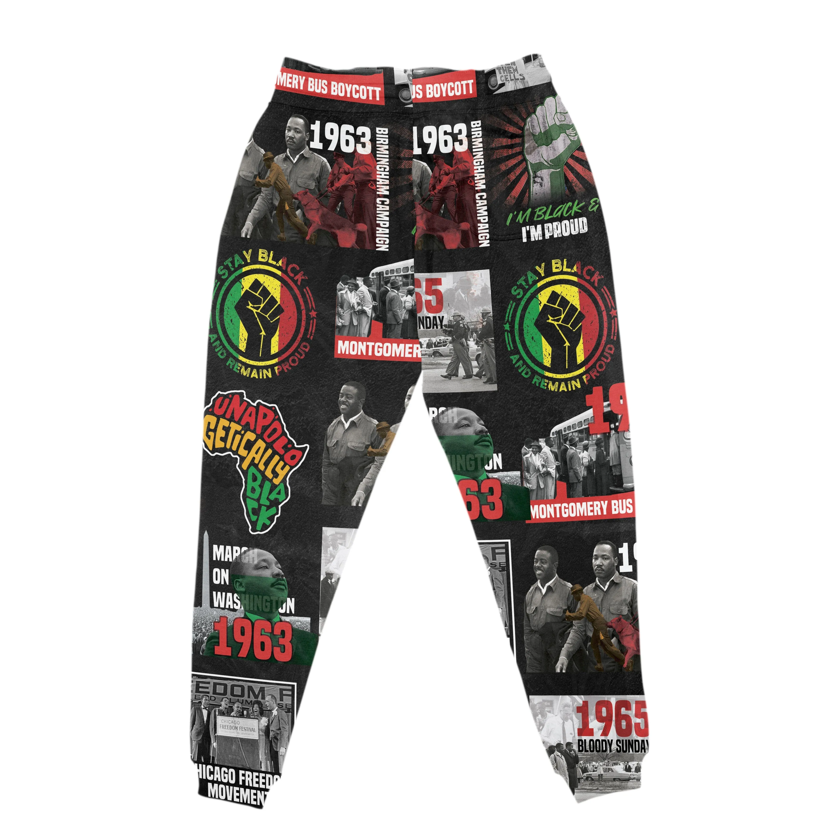 Civil Rights Movement Poster Art All-over Hoodie And Joggers Set