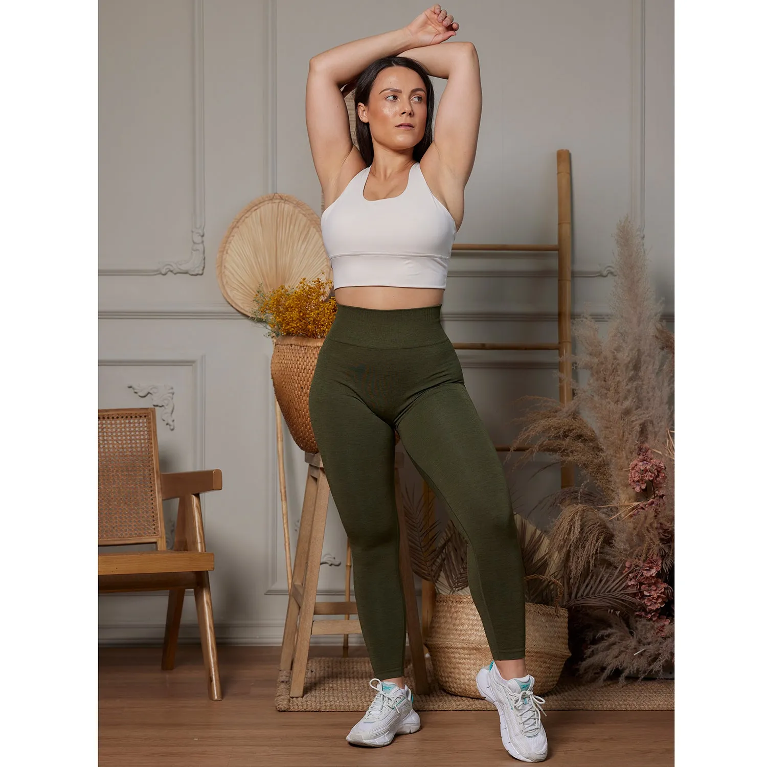 Classic Seamless Legging in Olive - FINAL SALE