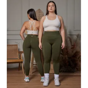 Classic Seamless Legging in Olive - FINAL SALE