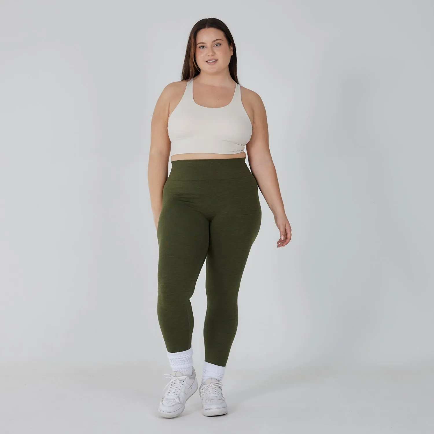 Classic Seamless Legging in Olive - FINAL SALE