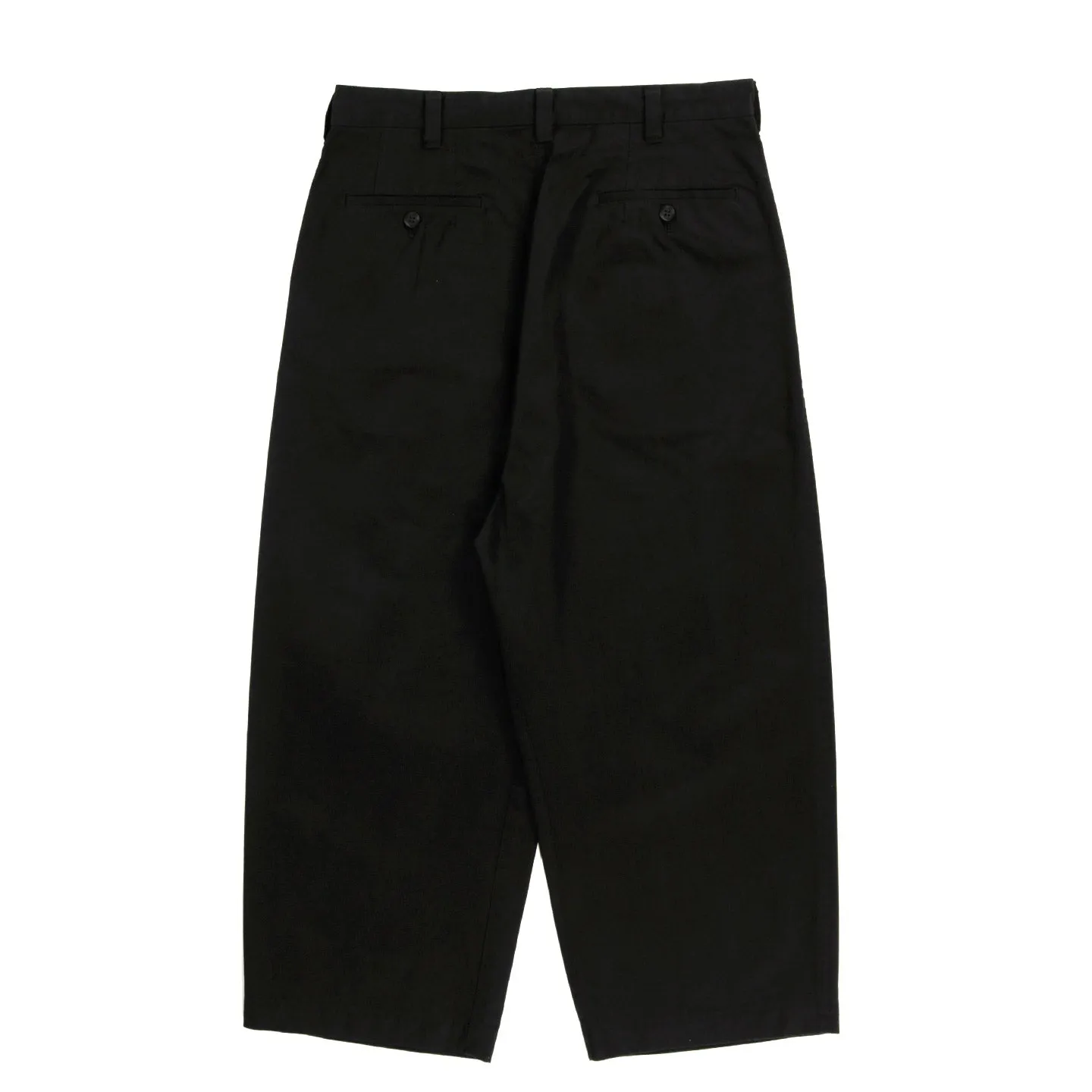 COMME DES GARCONS HOMME P010 CROPPED WIDE PANT BLACK