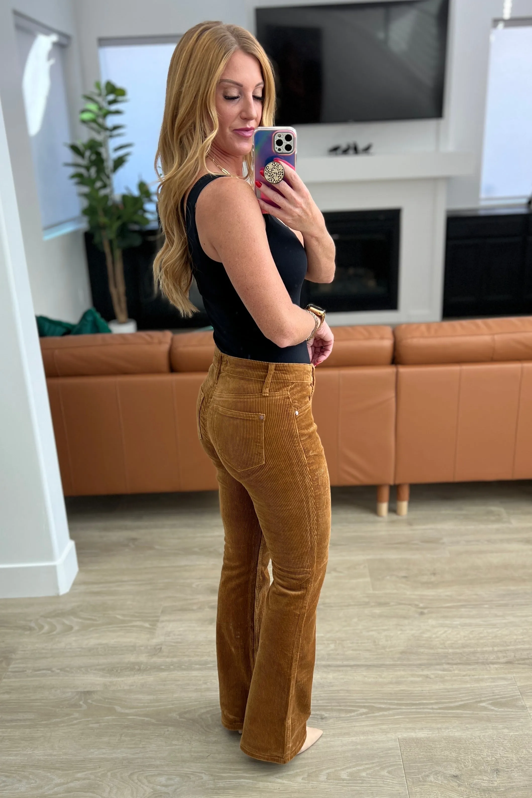 Cordelia Bootcut Corduroy Pants in Camel-- Use the code SPRINGJB for 20% off!