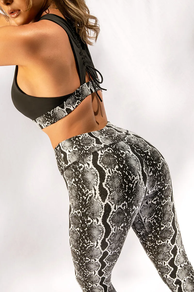 CXIX Gecko Grip Leggings - Black Mamba