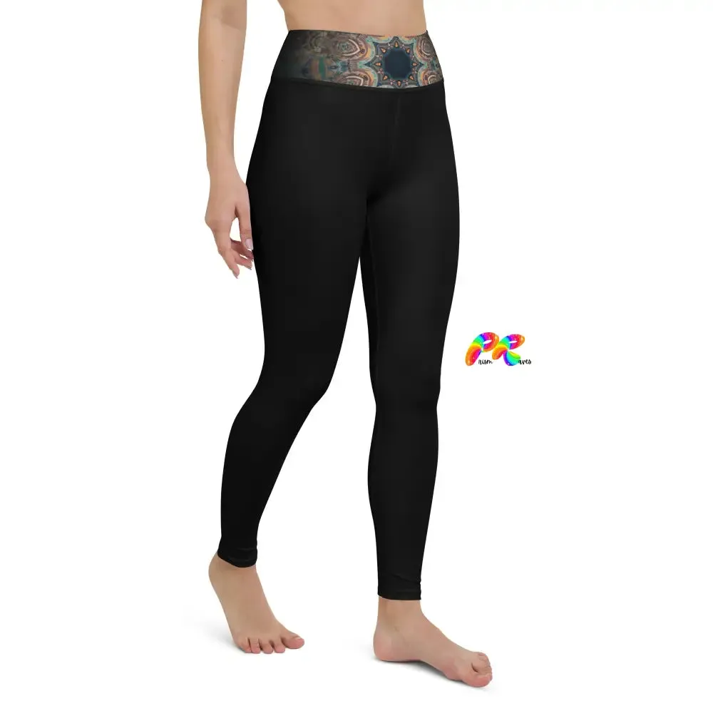 Dark Mandala Yoga Leggings