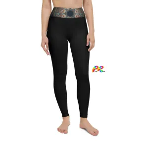 Dark Mandala Yoga Leggings