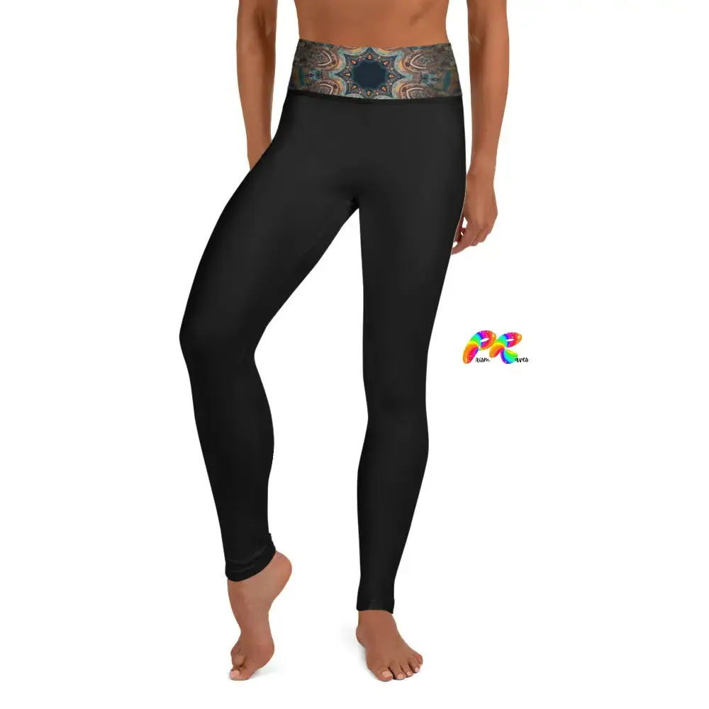 Dark Mandala Yoga Leggings