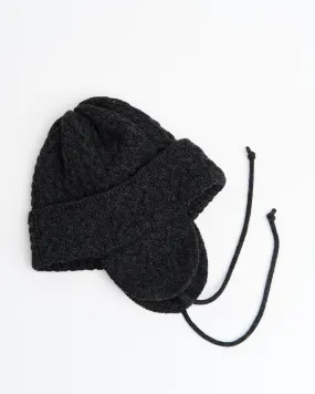 Charcoal Knit Flightcap by Elias - Optimized E-commerce Product Title