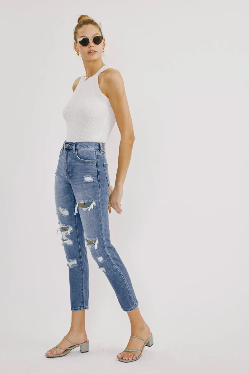 Esmee Ultra High Rise Mom Jeans