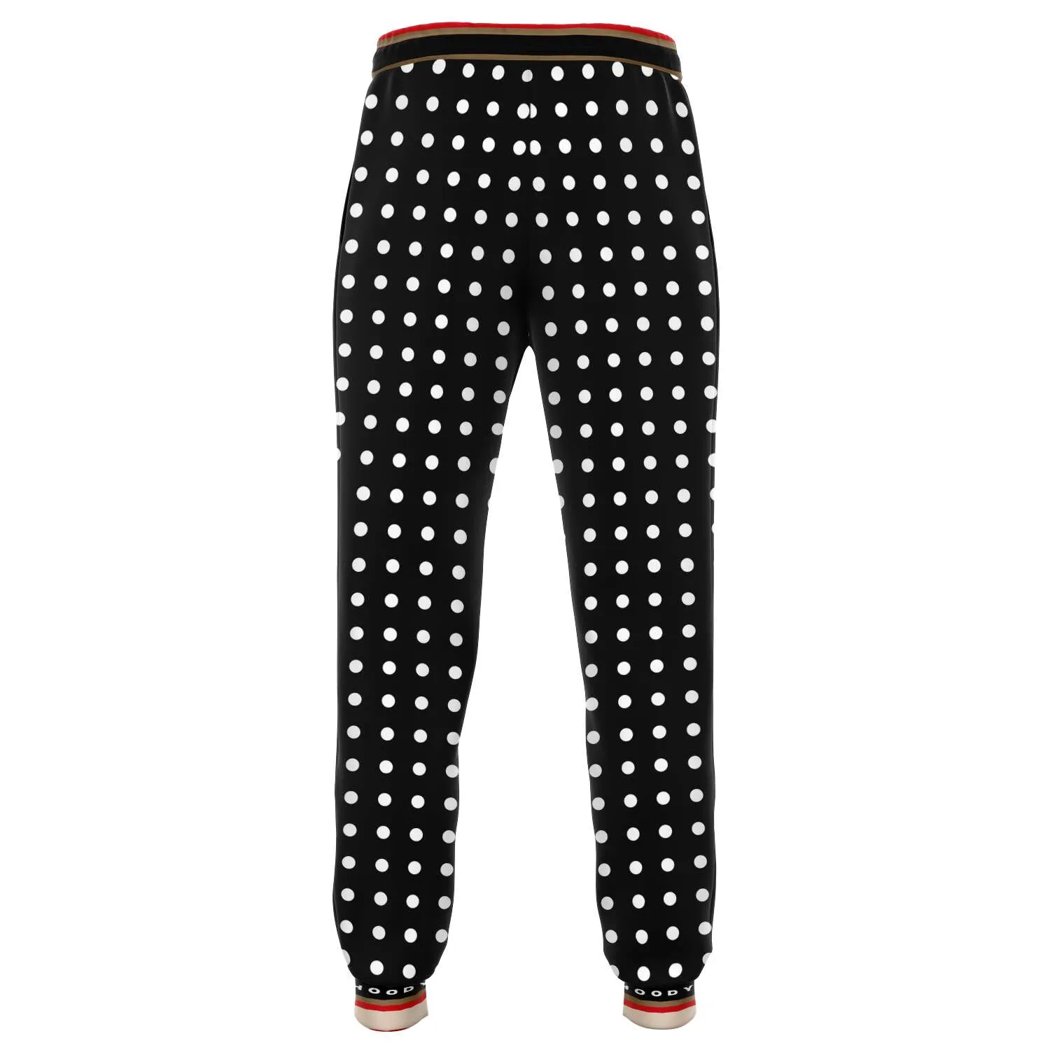 Gold Line Polka Unisex Eco-Poly Joggers