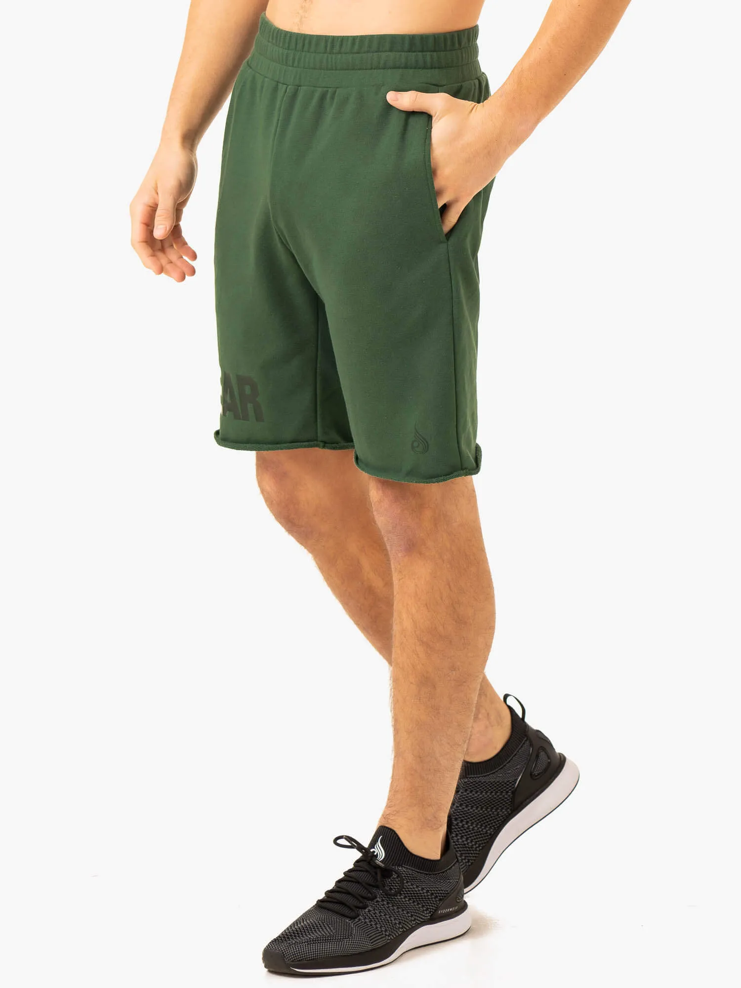 Heritage Fleece Track Shorts - Green