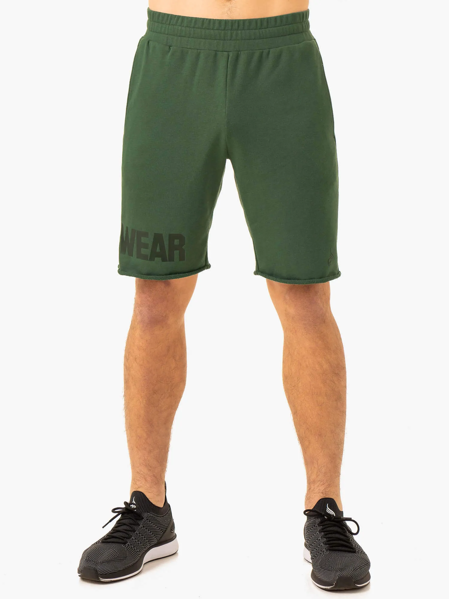 Heritage Fleece Track Shorts - Green