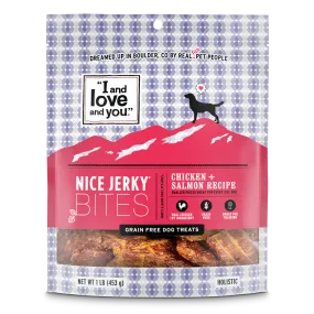 I And Love And You Nice Jerky Grain Free Chicken & Salmon Dog Treats