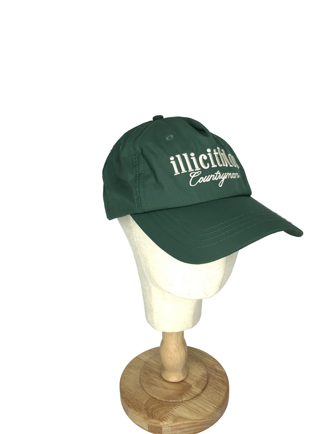 Illicit Bloc Green Countryman Nylon Cap One Size