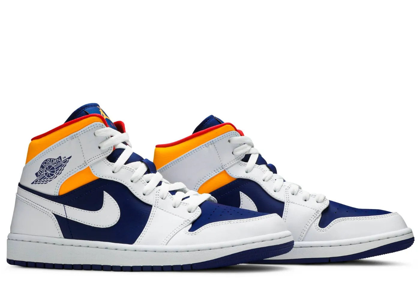 Jordan 1 Mid Royal Blue Laser Orange