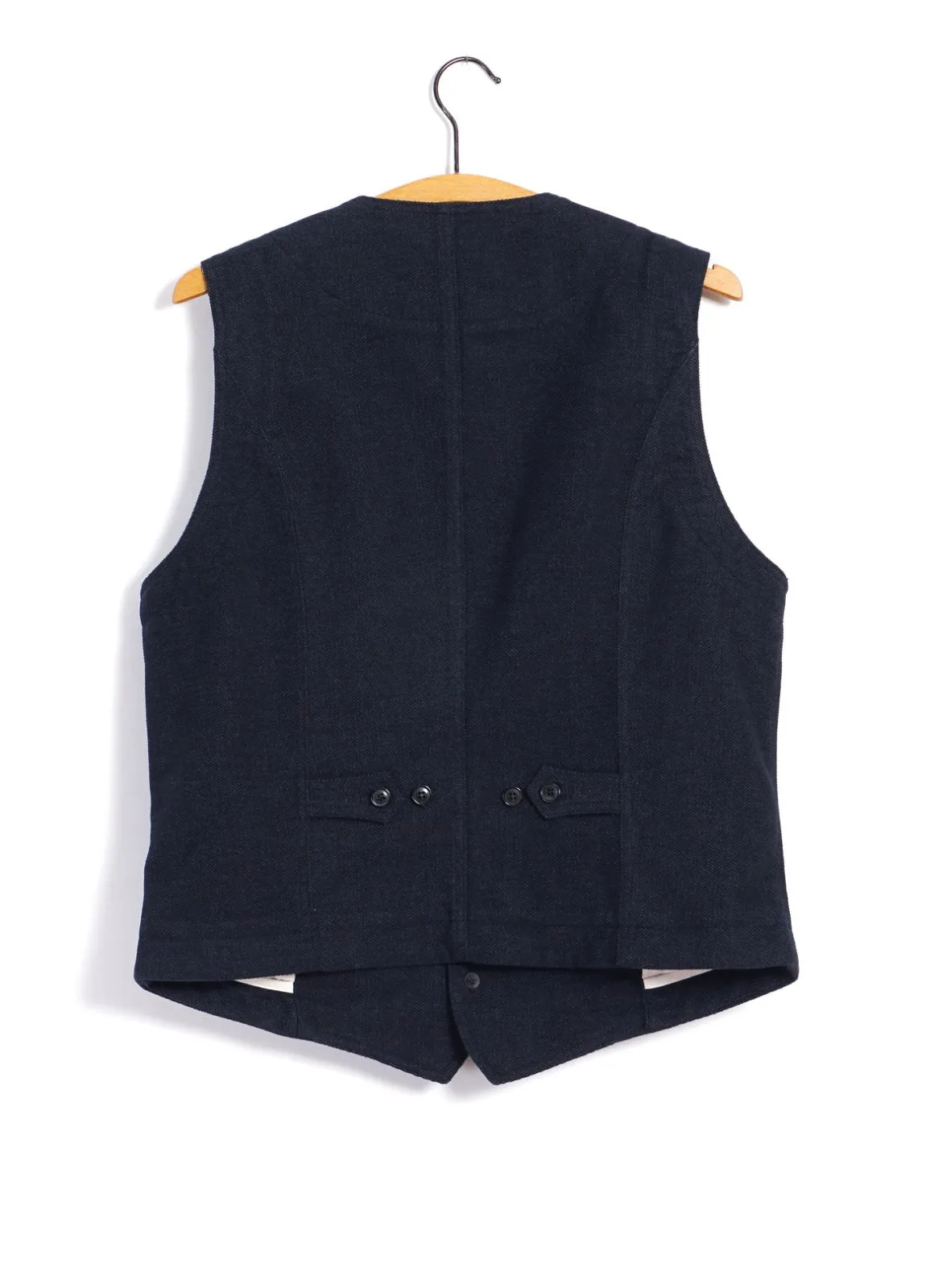 KAJ | Casual Waistcoat | Broken Blue