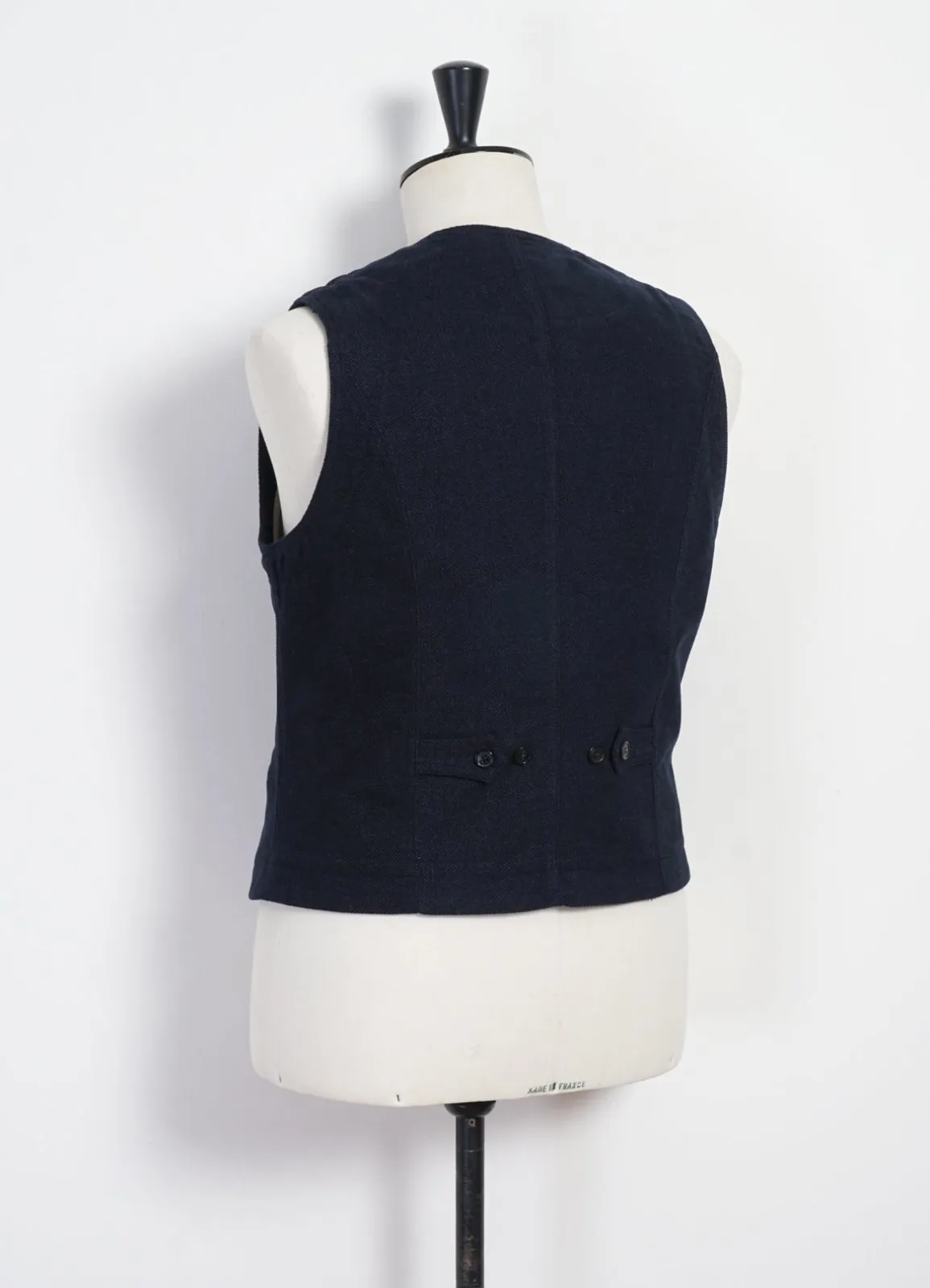 KAJ | Casual Waistcoat | Broken Blue