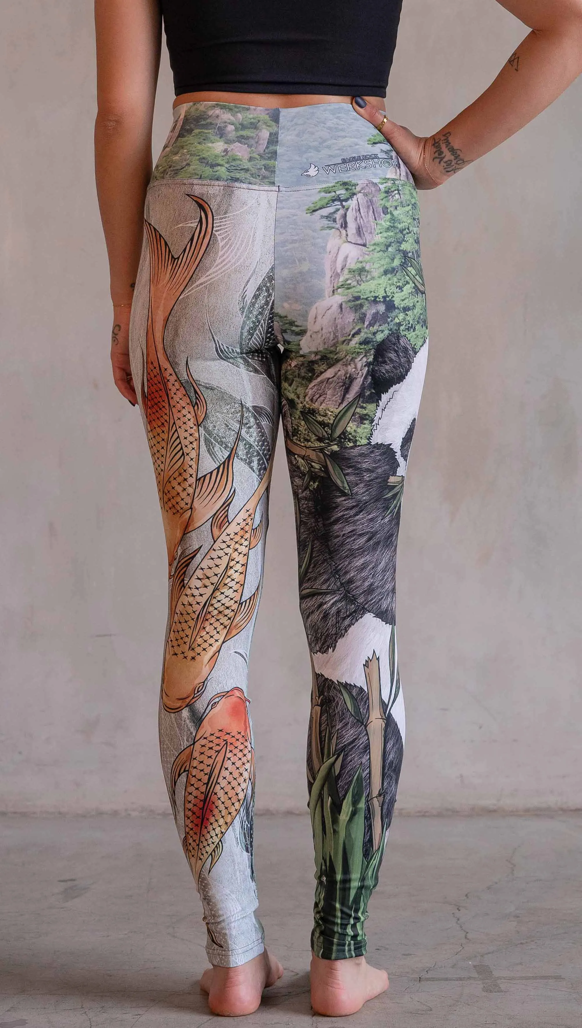 Koi Fish Mashup - Athleisure Leggings