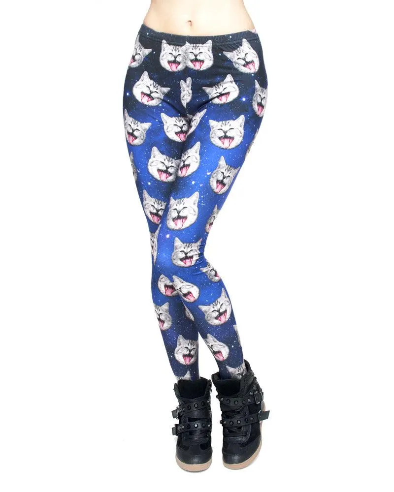 LAUGHING CATS LEGGINGS