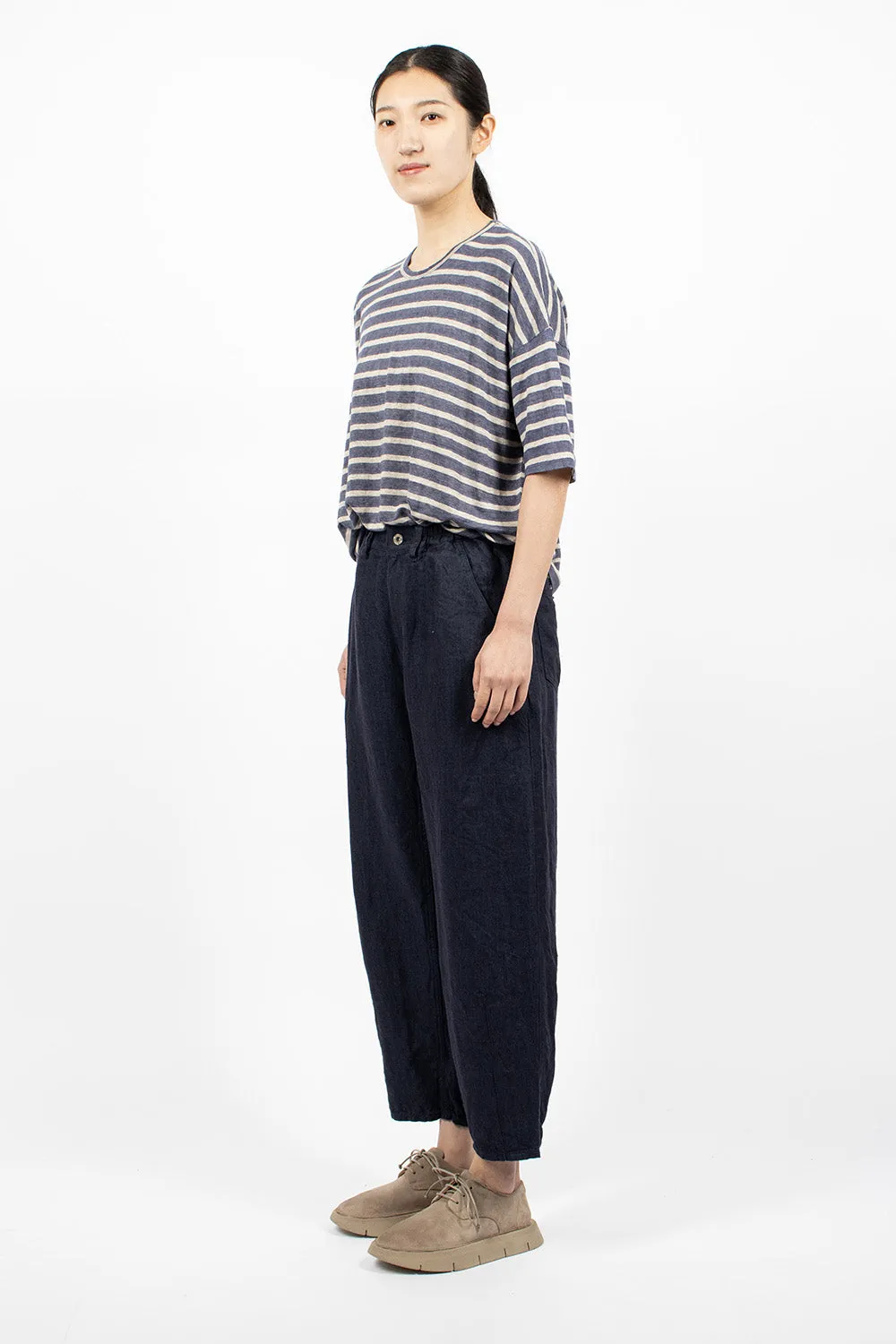 Linen Jeans Navy