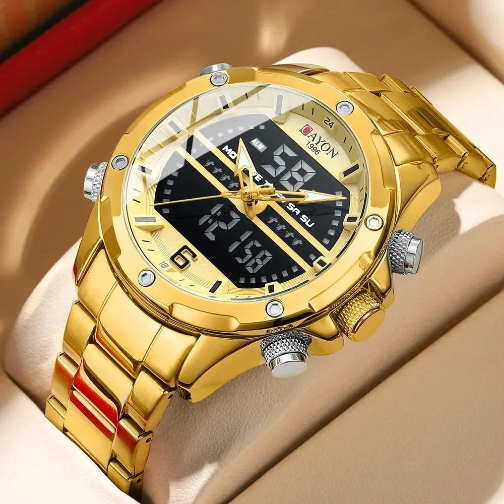 Men's Luxury Digital Sport Quartz Wristwatch - CH0336 Simple Watch