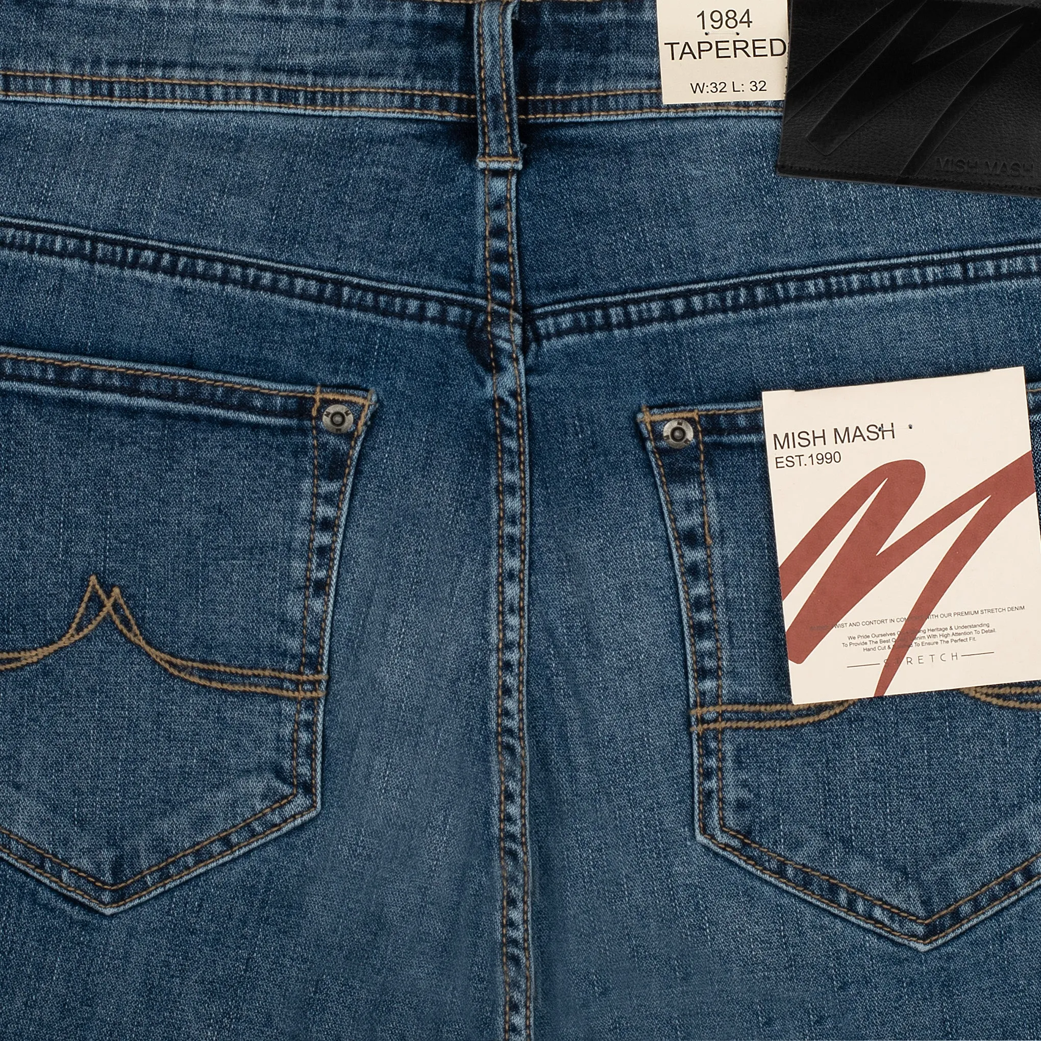 Mish Mash Sentinal Tapered Jeans Blue