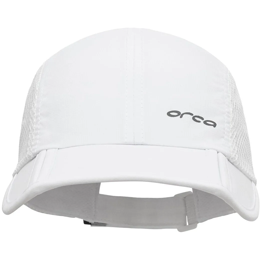 Orca Foldable Running Cap - White