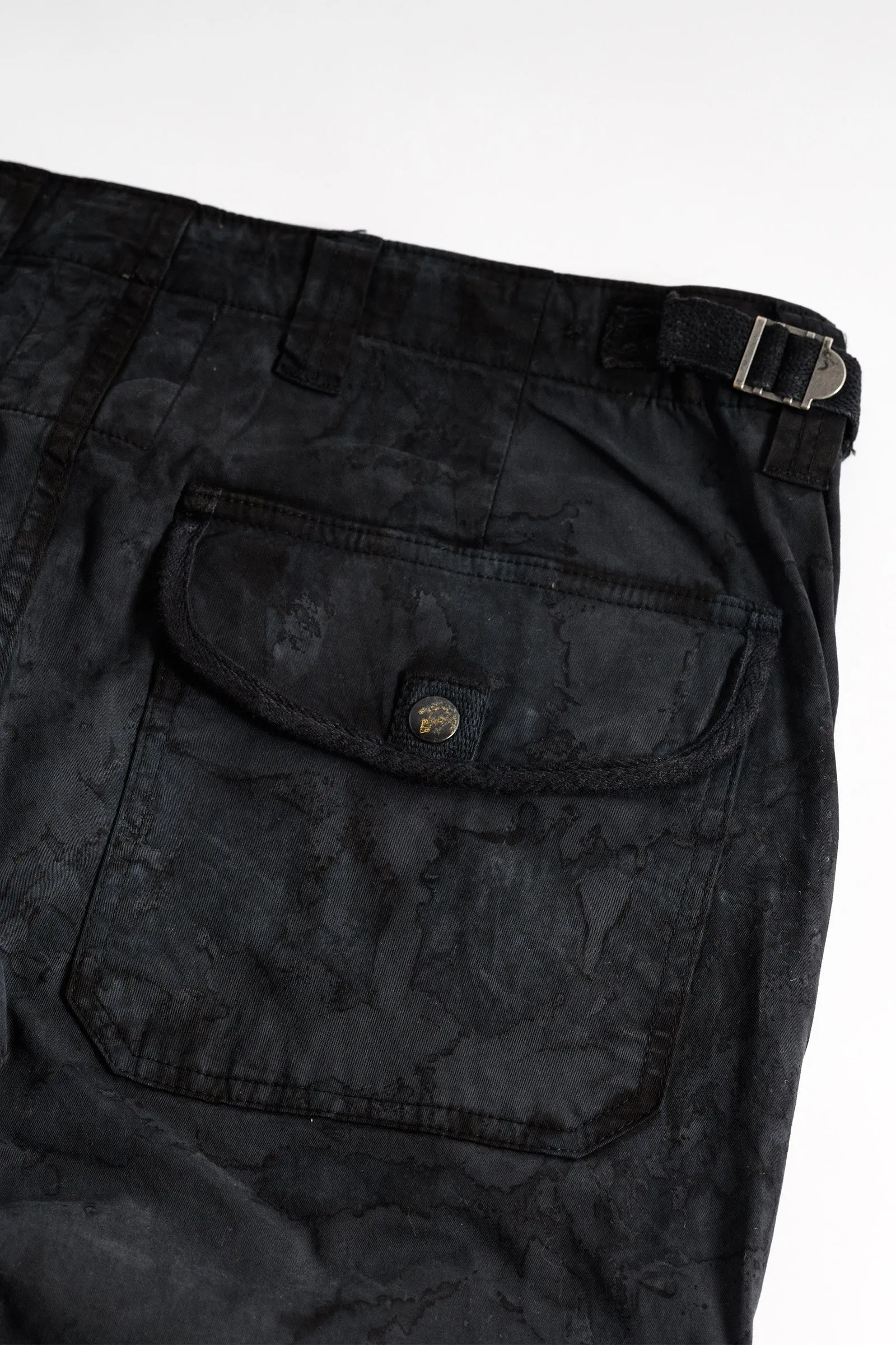 Panama Relaxed Cargo Pant - Black