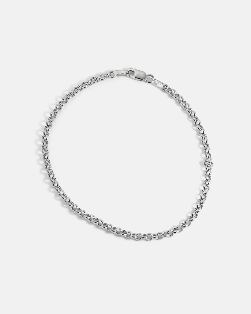 Rolo Bracelet in Silver