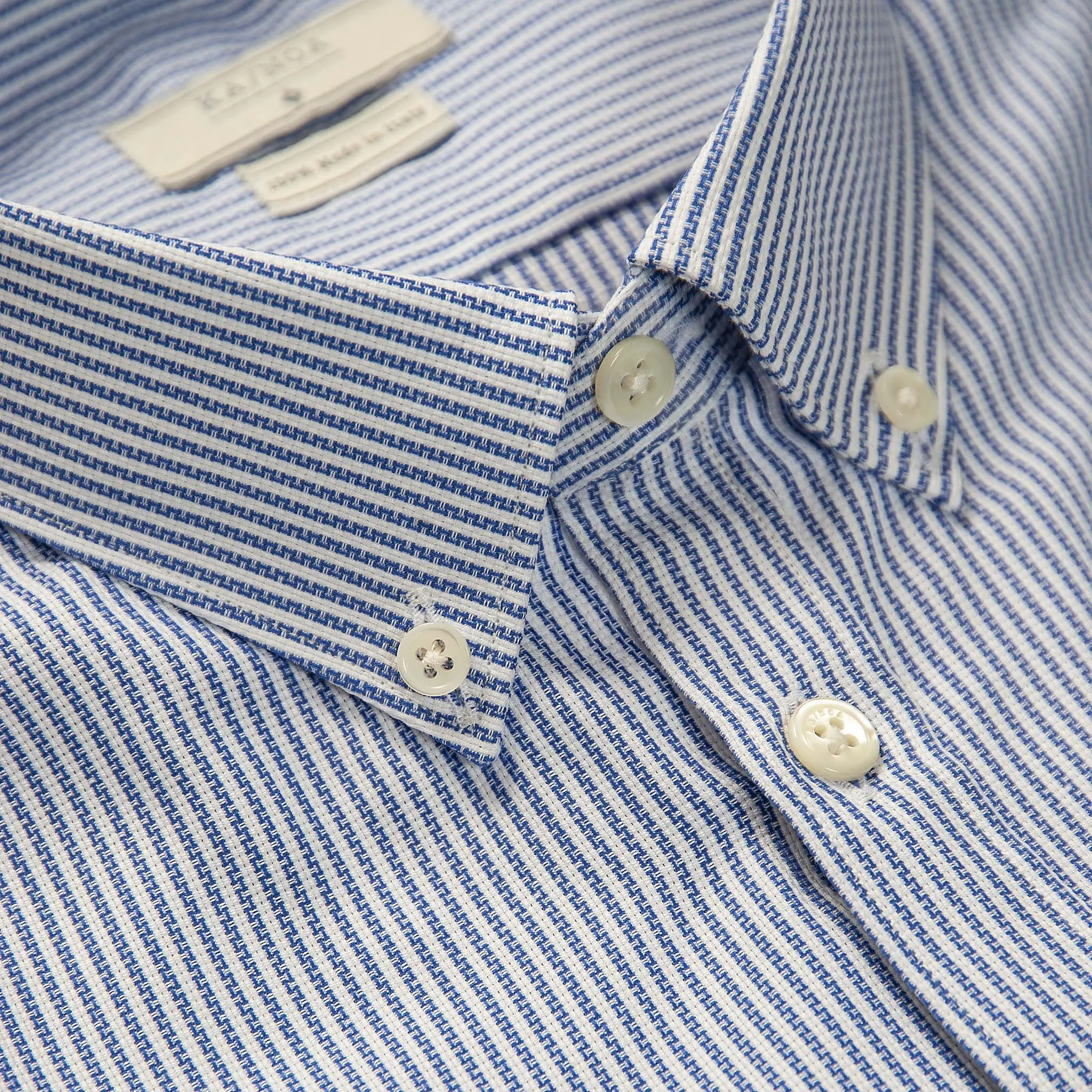 Sandre shirt sporting Open stripe (ocean blue)