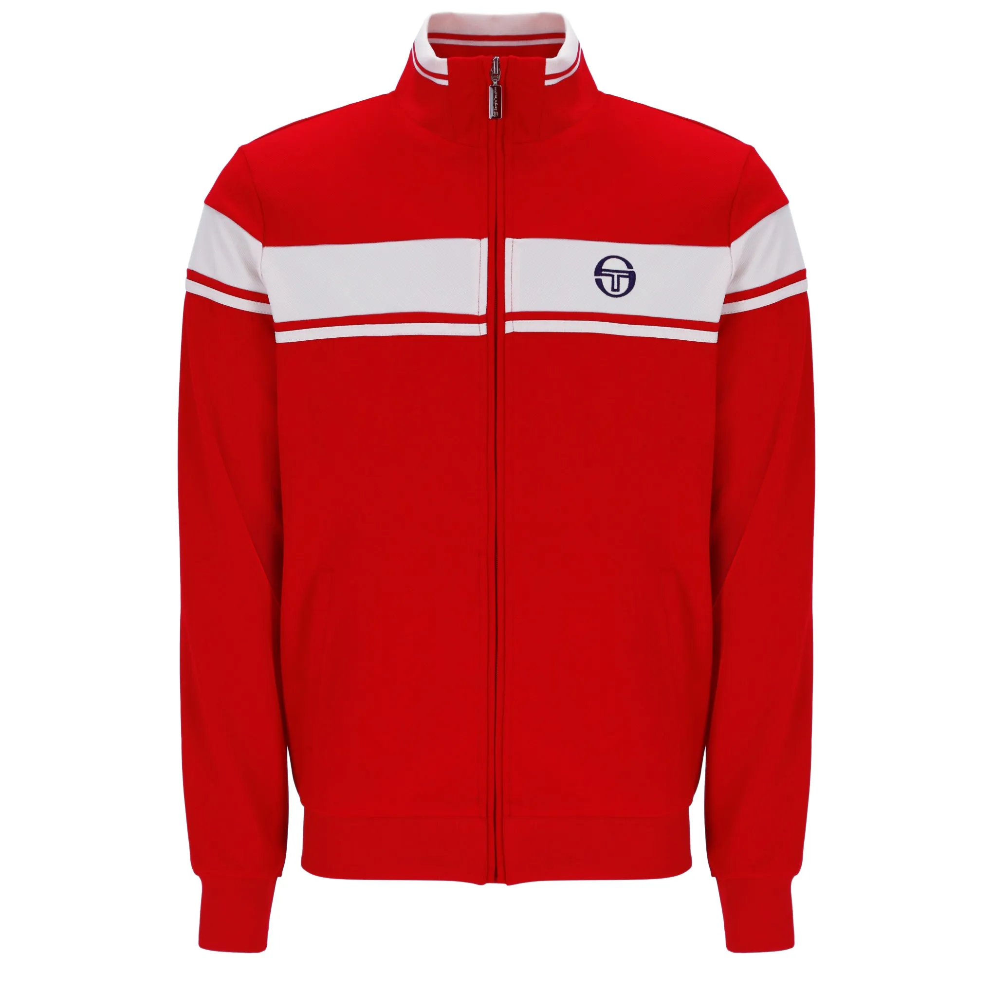 Sergio Tacchini Damarindo Track Top Red/White