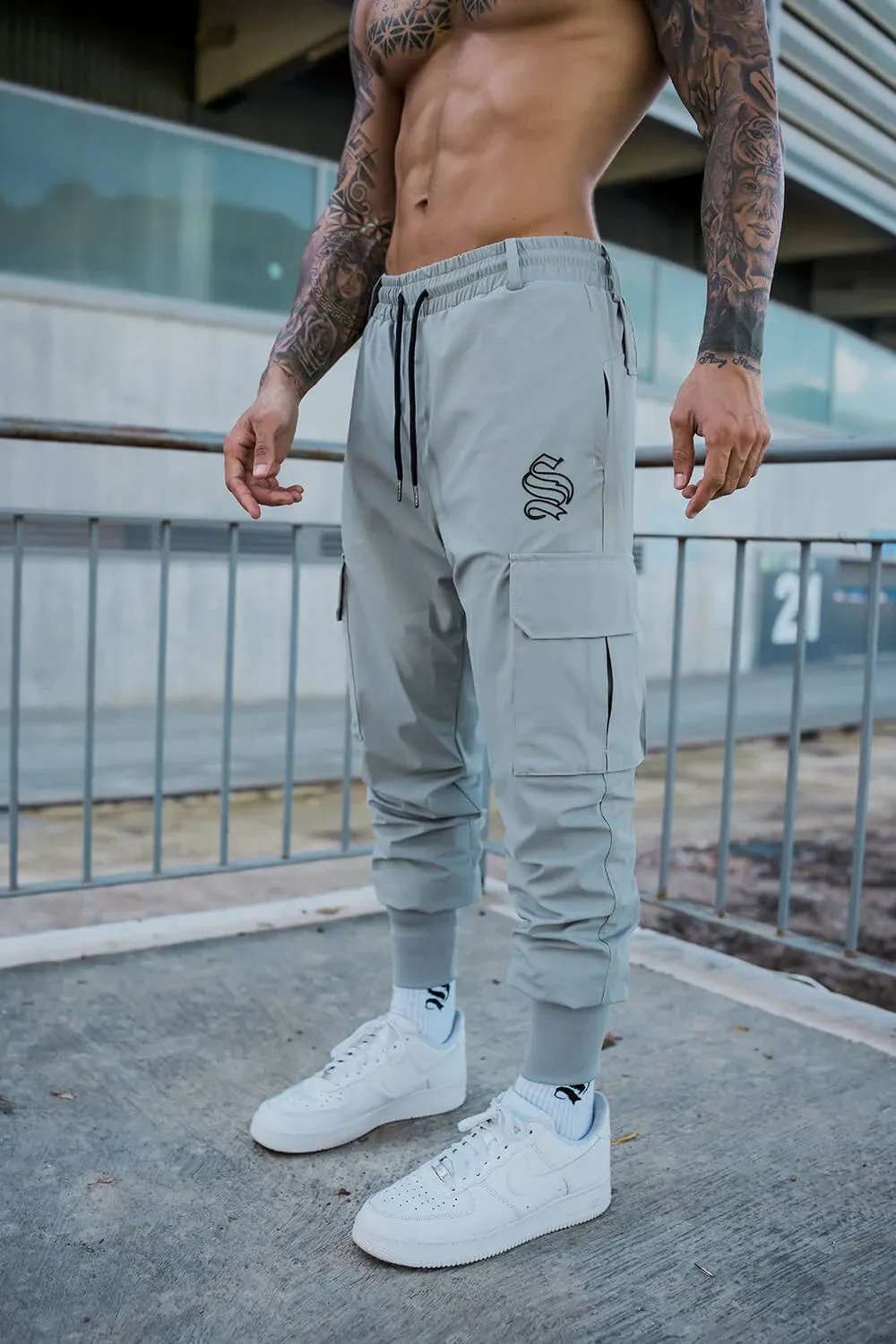 Sinners Venom 365 Cargo Joggers - Grey