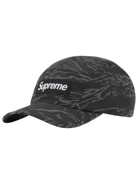 Supreme Tiger Camo Reflective Camp Cap Black (FW22)