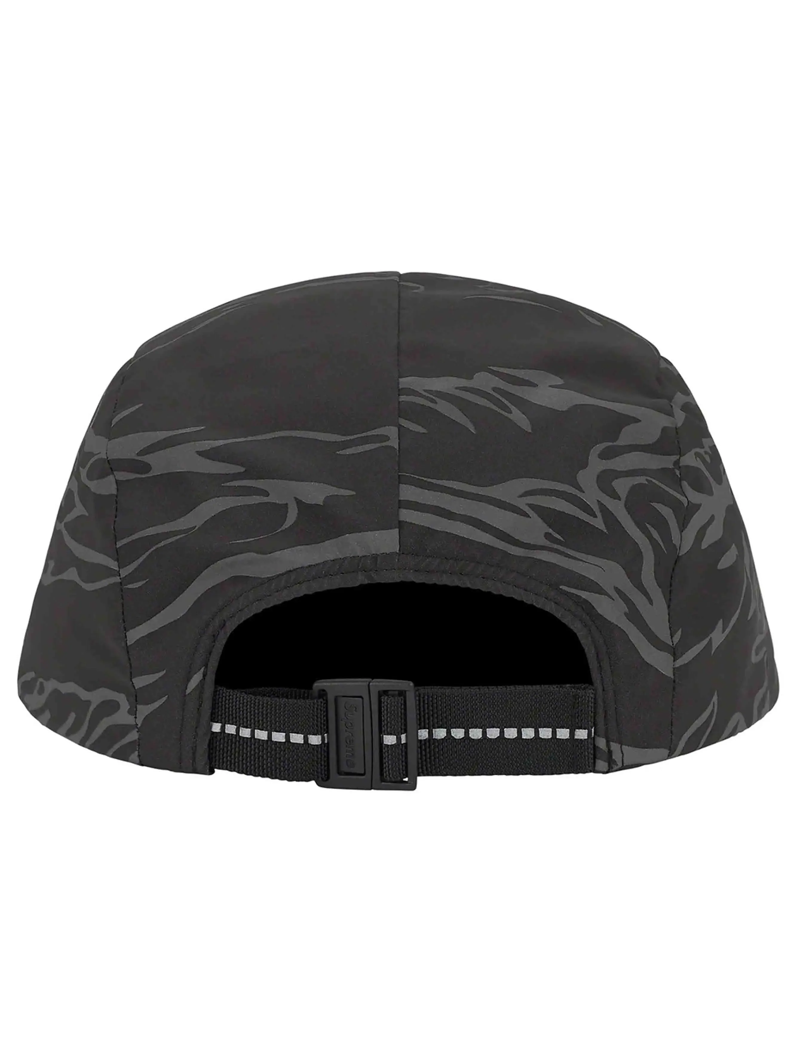 Supreme Tiger Camo Reflective Camp Cap Black (FW22)