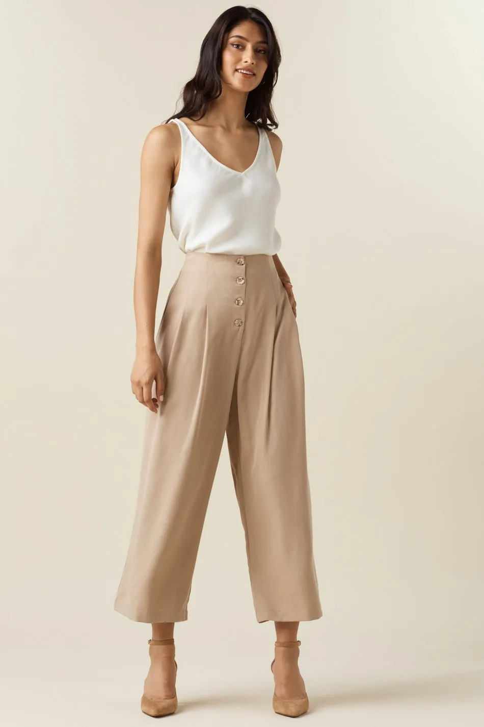 The Button Fly Culottes