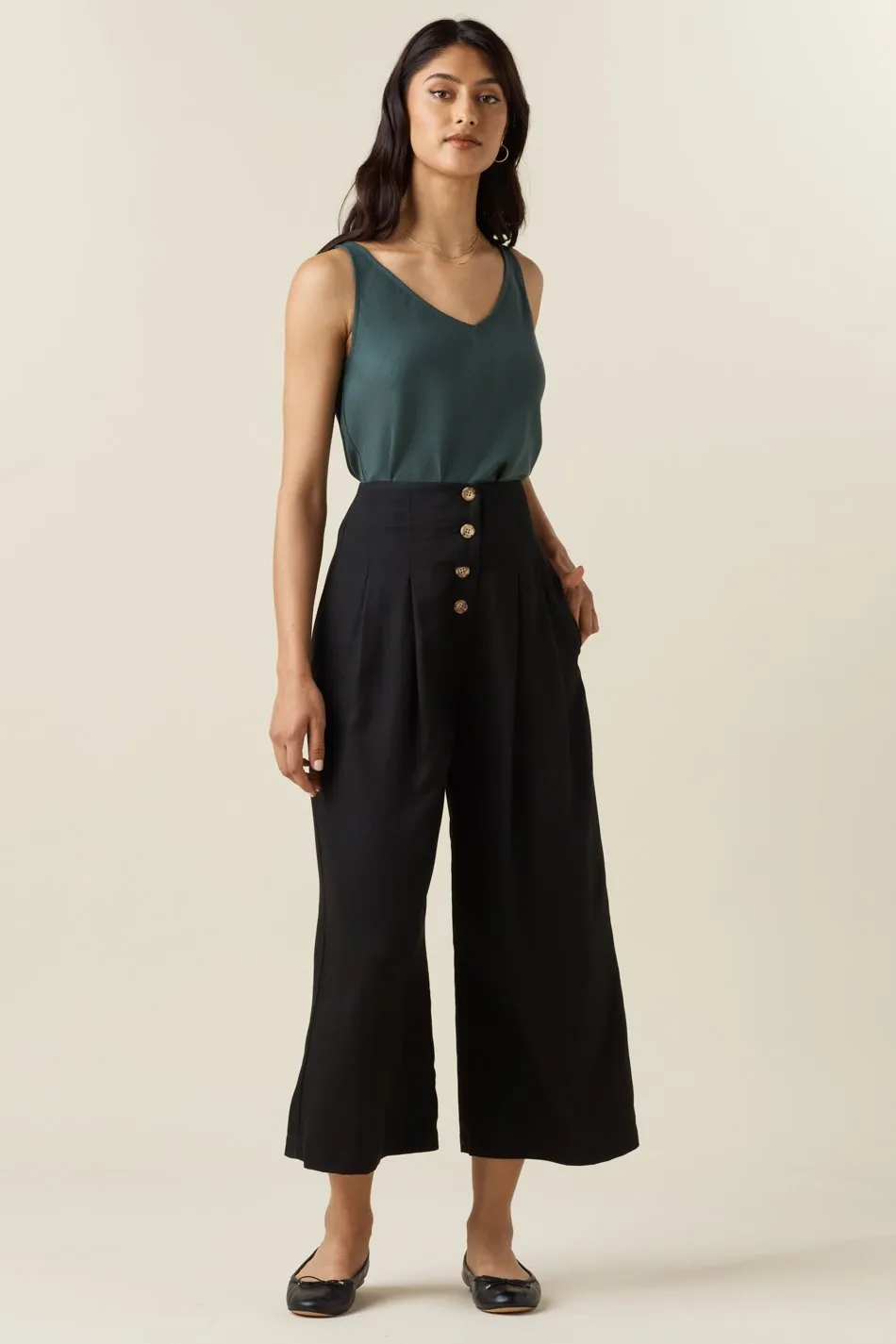 The Button Fly Culottes