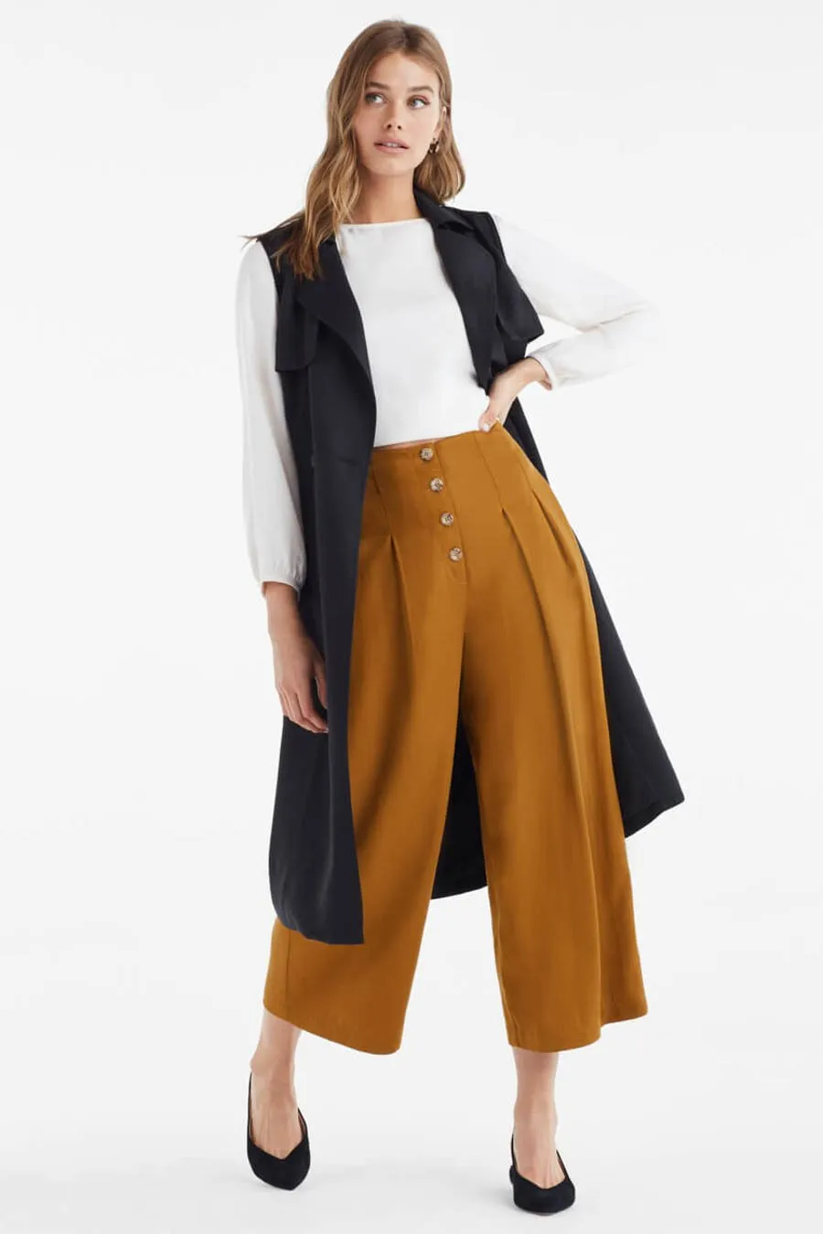 The Button Fly Culottes