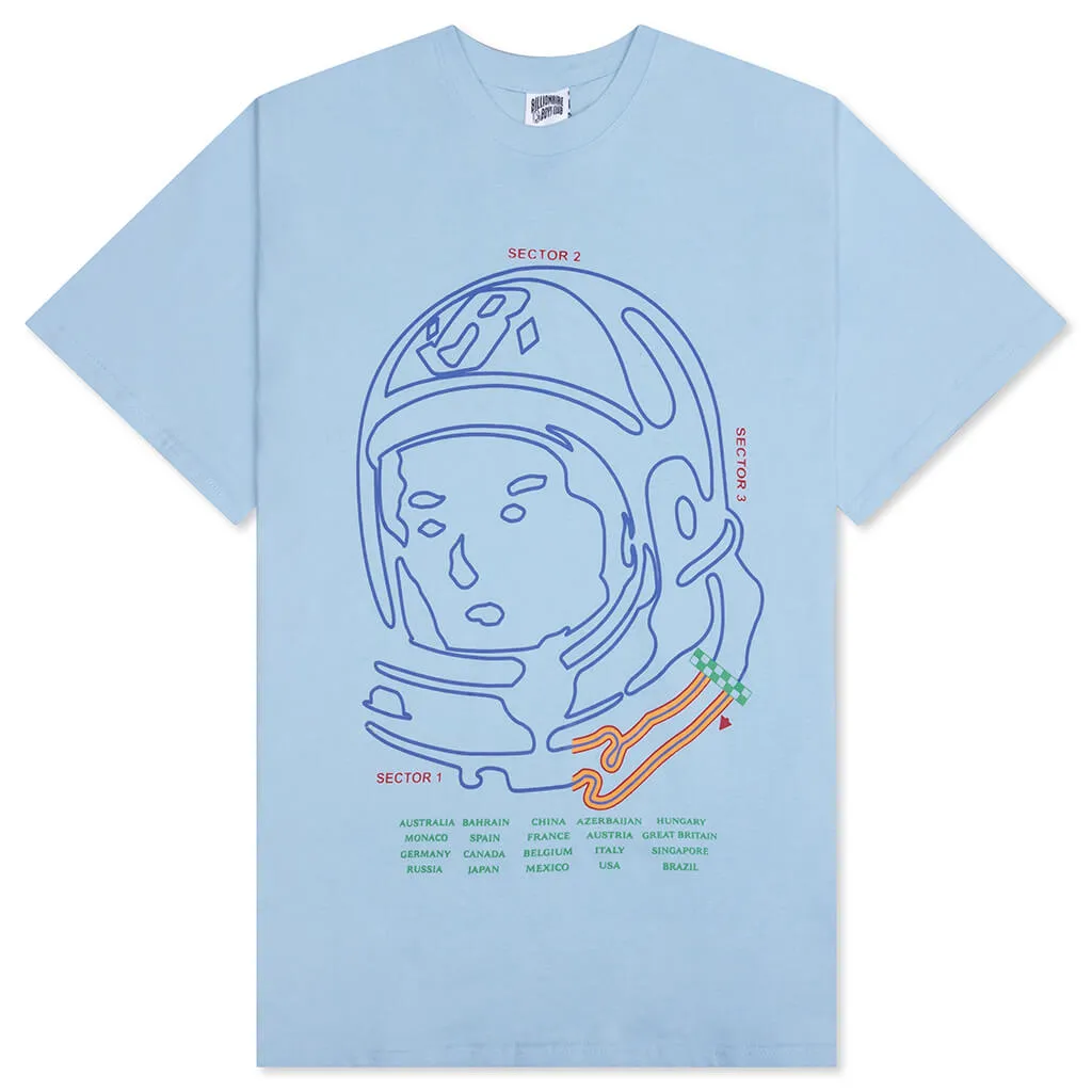 Track S/S Tee - Cashmere Blue