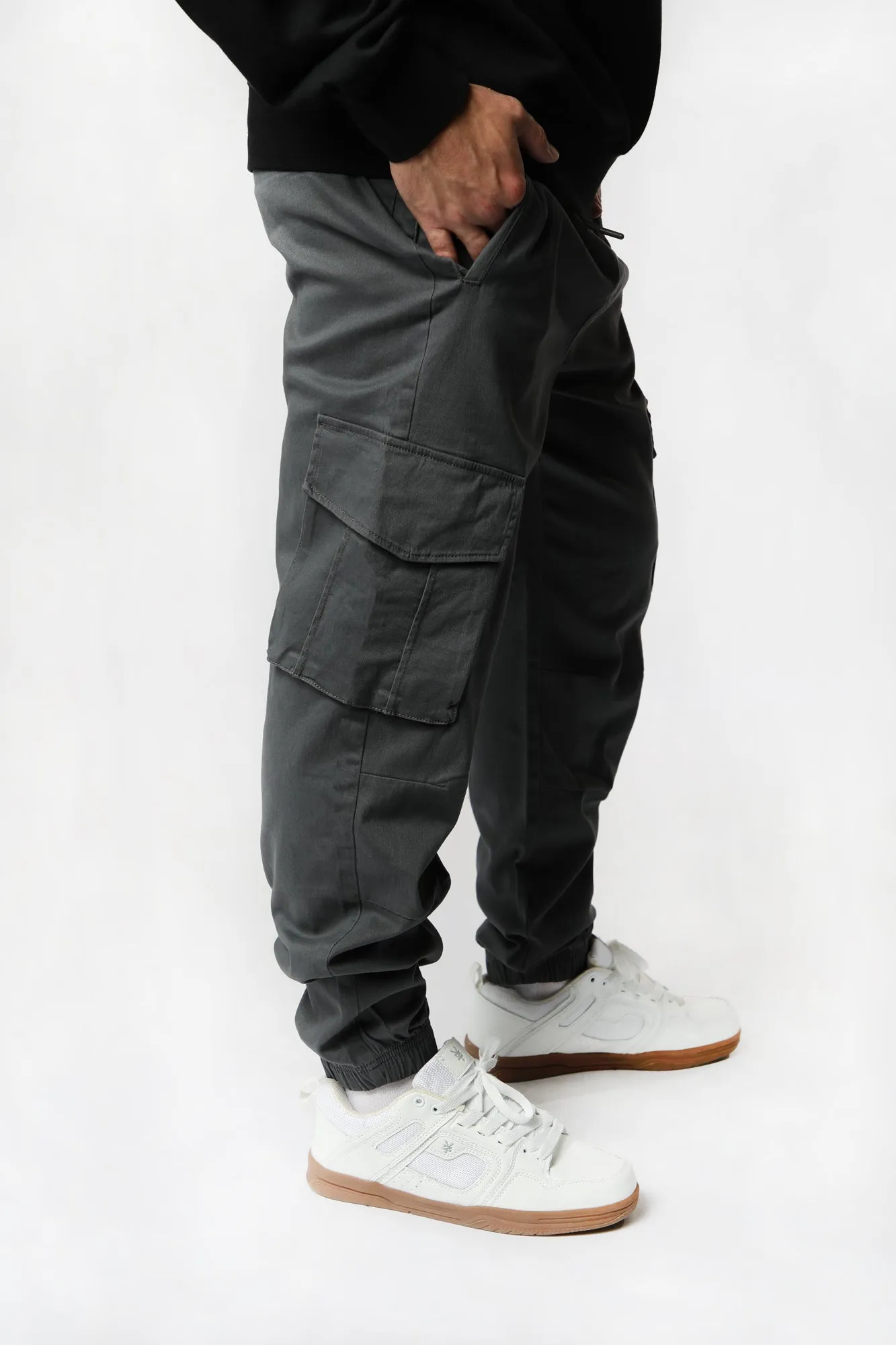 West49 Mens Twill Cargo Jogger