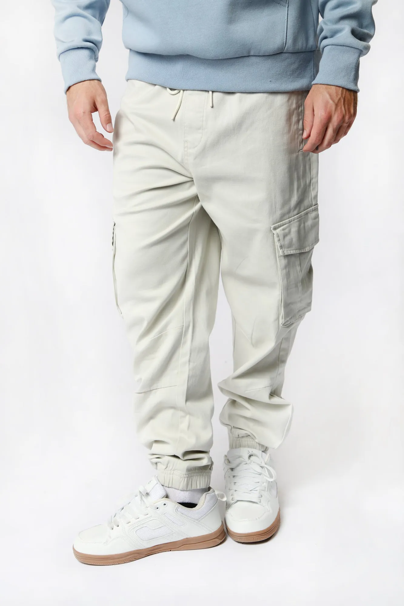 West49 Mens Twill Cargo Jogger